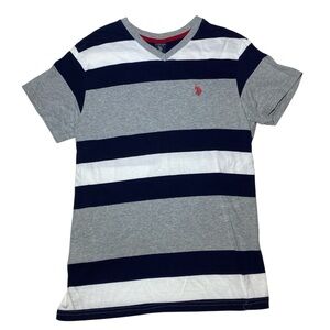 Men’s U.S. Polo Assn. Striped V-Neck T-Shirt
